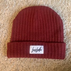 Maroon Barbella Box Hat